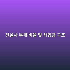건설사 부채 비율 및 차입금 구조가 미분양 리스크 상황 속 주가 하락 폭에 미치는 민감도 6 eab1b4ec84a4ec82ac ebb680ecb184 ebb984ec9ca8 ebb08f ecb0a8ec9e85eab888 eab5aceca1b0 1792134727